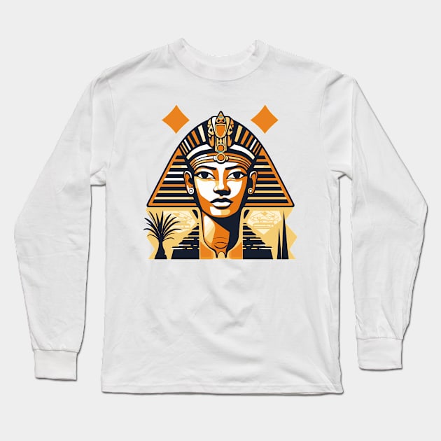Ancient Egypt Egyptian Culture Unveiled: Mythical Symbols and Luxurious Heritage Long Sleeve T-Shirt by FK